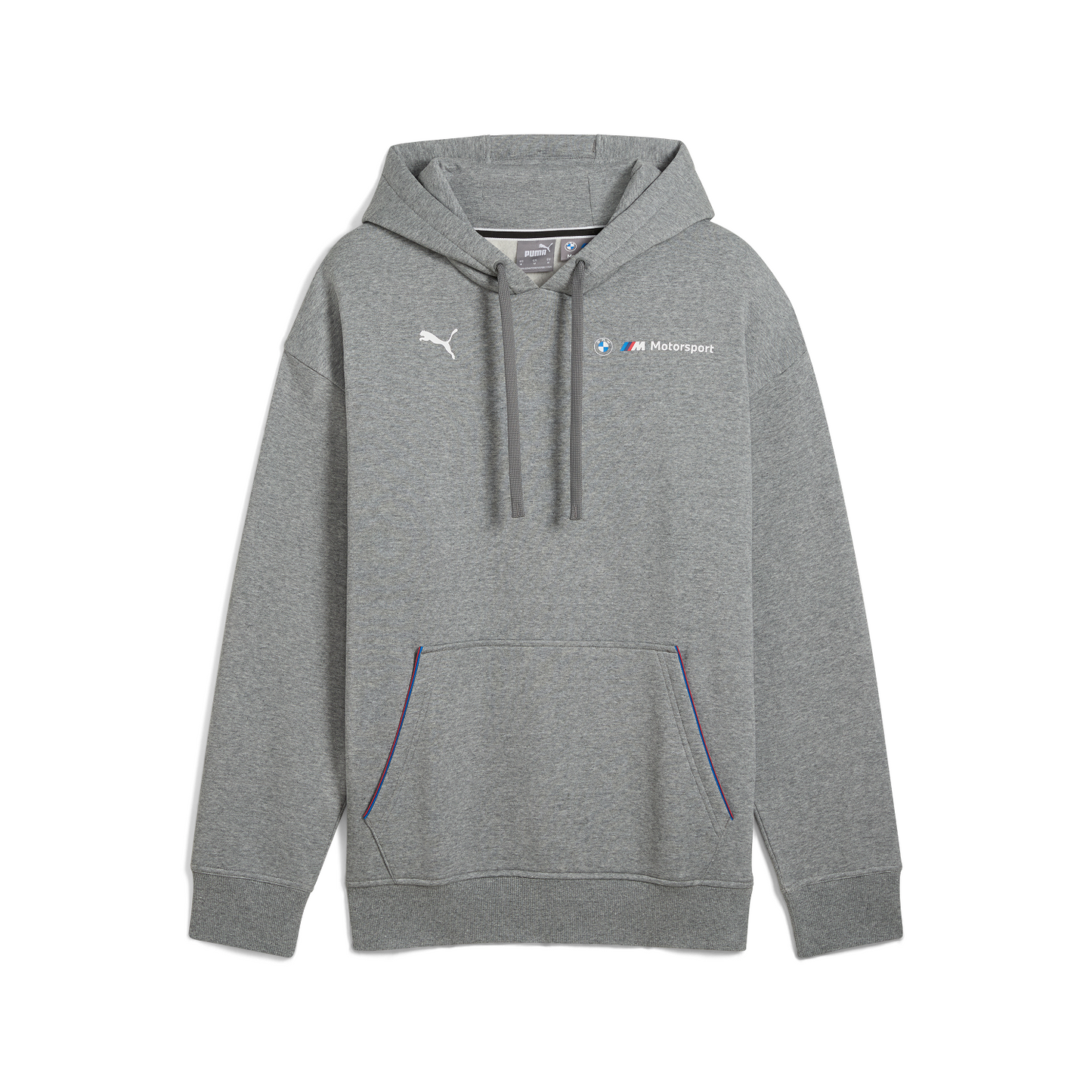 BMW M Motorsport ESS+ Hoodie Fleece - Medium Heather Gray