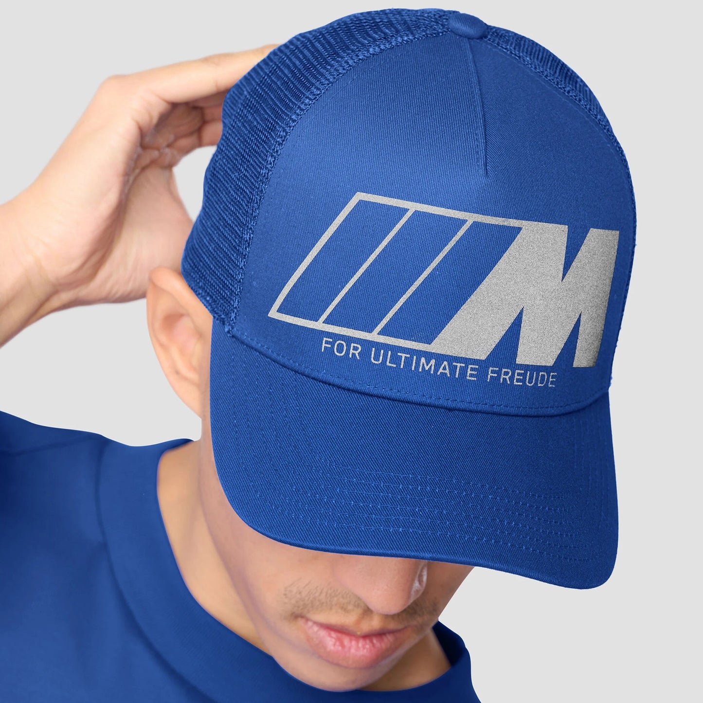 BMW M Trucker Cap – Blue Reflective