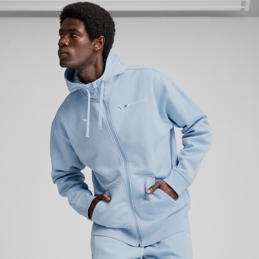 BMW M Motorsport ESS+ Full-Zip Hooded Jacket – Blue Wash