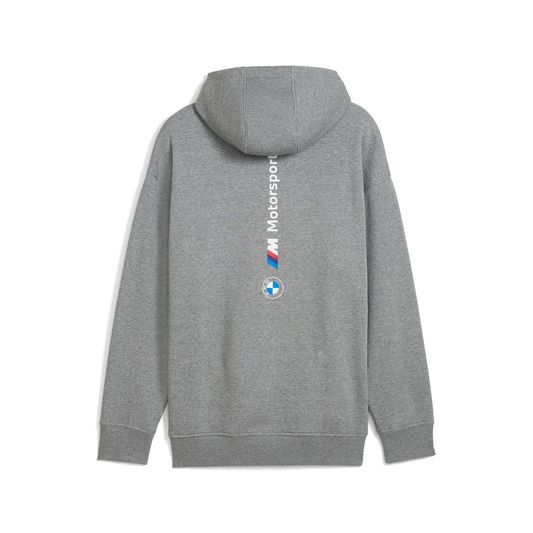 BMW M Motorsport ESS+ Hoodie Fleece - Medium Heather Gray