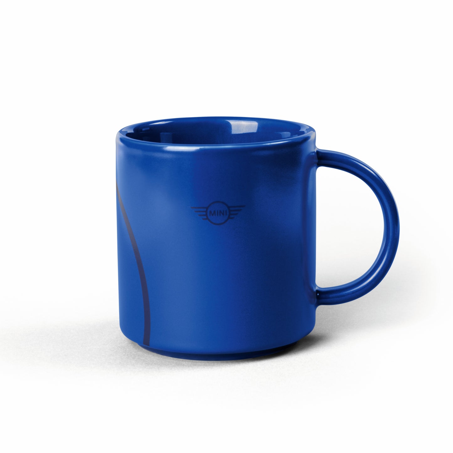 MINI Outline Print Mug – Blazing Blue