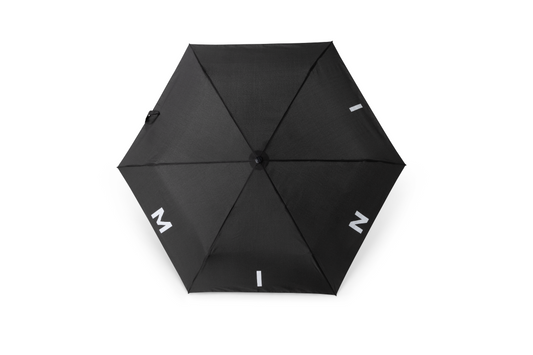 MINI Wordmark Travel Umbrella – Windproof Foldable Umbrella by Knirps