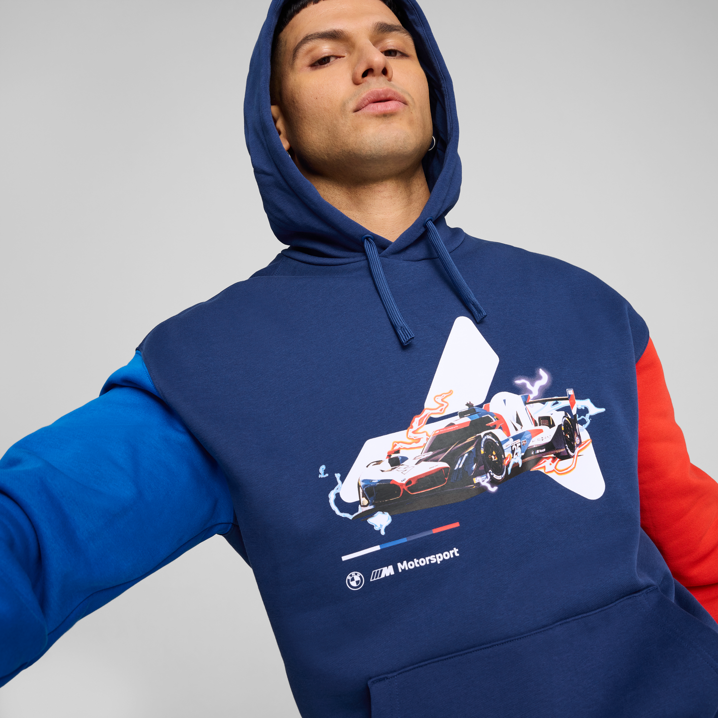BMW M Motorsport Graphic Hoodie Pro - Blue-M Color