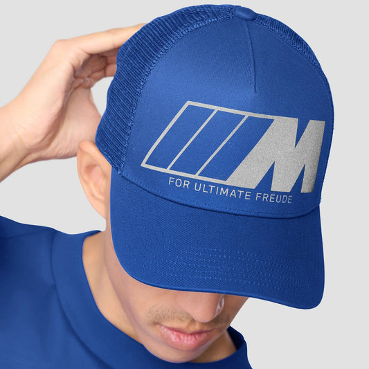 BMW M Trucker Cap – Blue Reflective