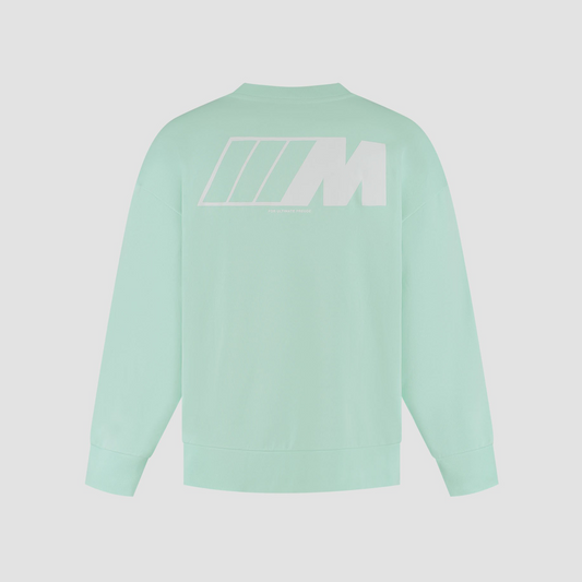 BMW M Reverse Logo Oversized Sweatshirt - Teal